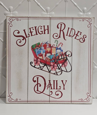 Sleigh Ride Vintage Sign