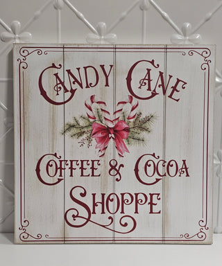 Candy Coffee Vintage Sign