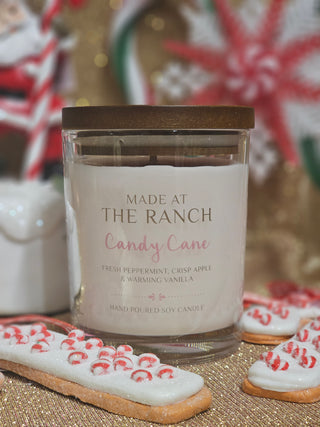 Candy Cane Candle