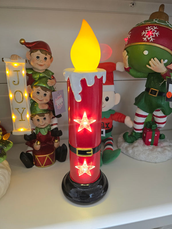 Red LED Candle