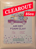 Air Dry Foam Clay - low quality