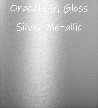 Oracal 551 Permanent Adhesive Vinyl - Silver Metallic