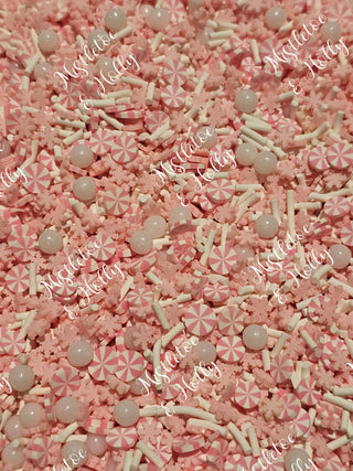 'Pink Peppermint' Sprinkle Mix