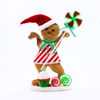 Gingerbread Girl with Lollipop