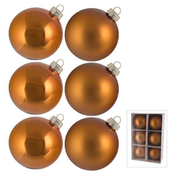 Glass Bauble - Copper