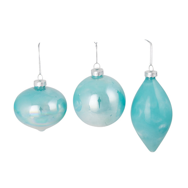 Glass Bauble - Teal