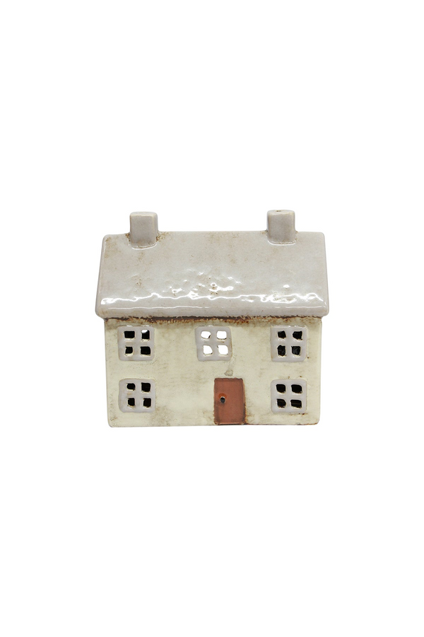 Alsace Cottage Tealight Light Grey