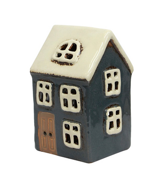 Alsace Tealight House Navy