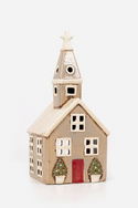 Alsace Tealight Church Christmas Stone