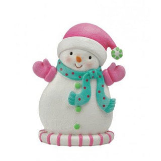 Small Fuschia Snowman