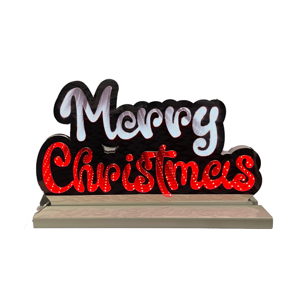 Infinity Merry Christmas Sign