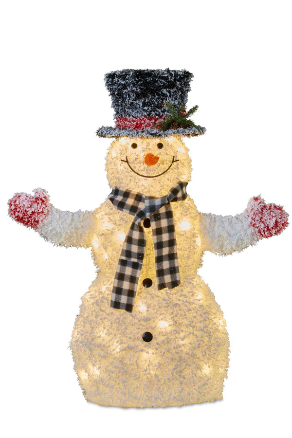 100cm Christmas Snowman with lights