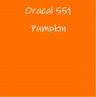 Oracal 551 Permanent Adhesive Vinyl - Pumpkin