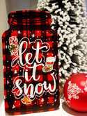 Christmas Sign - Wooden Mason Jar