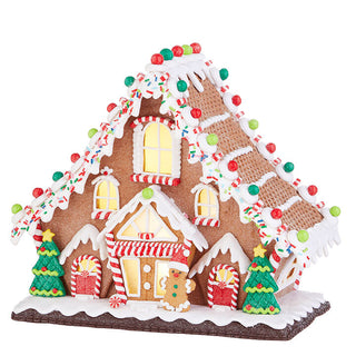 No Place Like Home - Lit Gingerbread Lodge