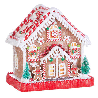 No Place Like Home - Lit Peppermint Gingerbread House