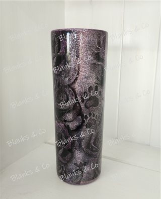 Custom Tumbler - Purple Rose