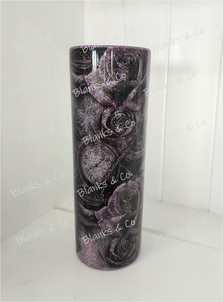 Custom Tumbler - Purple Rose