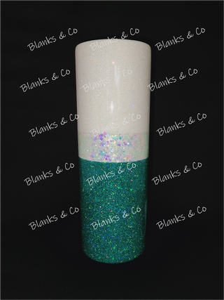 Custom Tumbler - White/Green